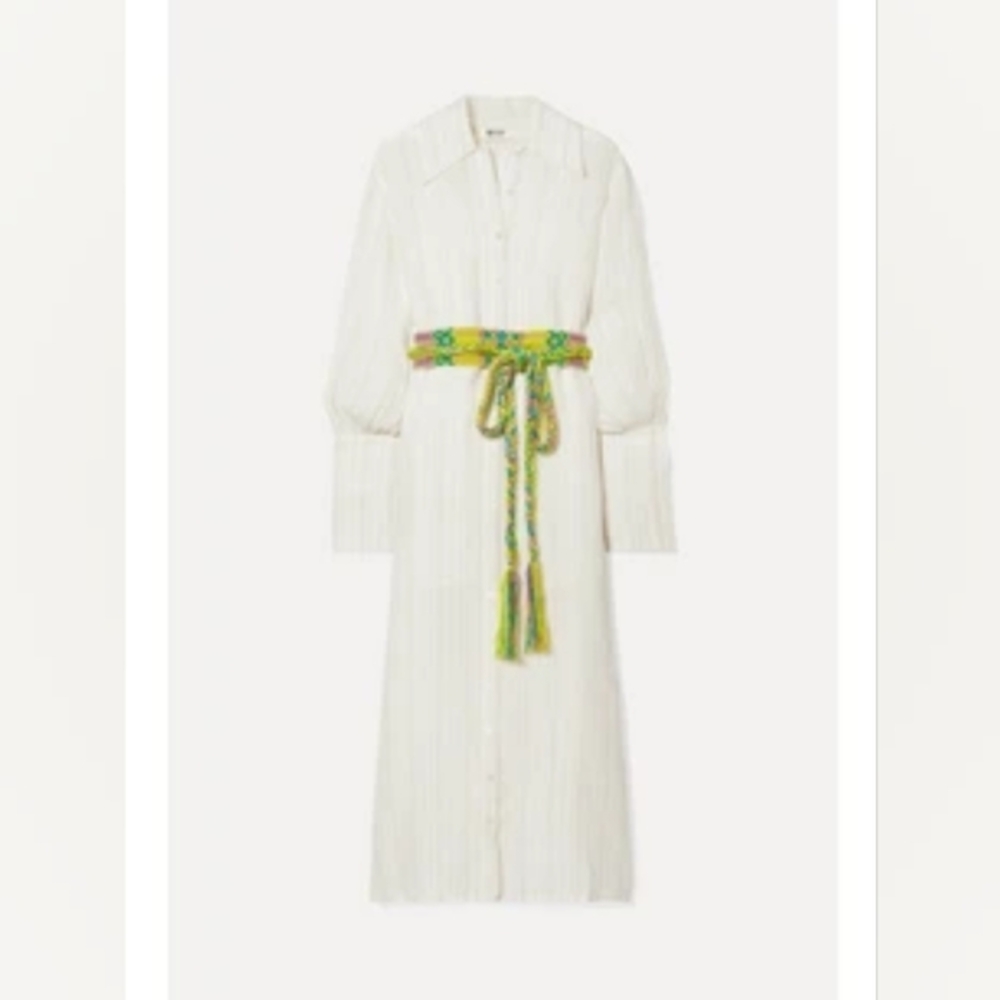 NWT Mochi Jenny Midi Linen Dress